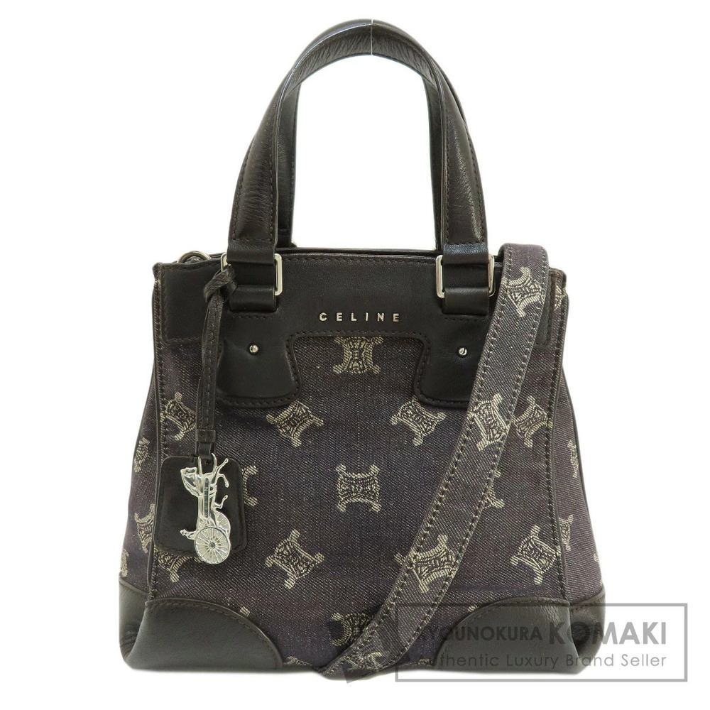 Celine Macadam Handbag Denim